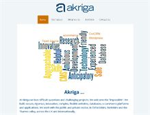 Tablet Screenshot of akriga.com